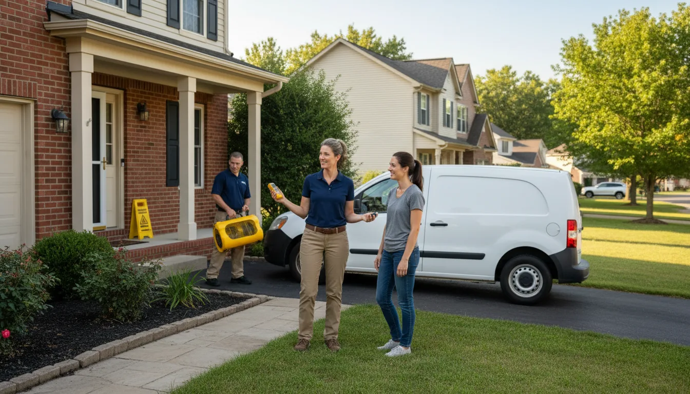 Water restoration image for Dehumidification And Cleanup Services in Gaston, OR